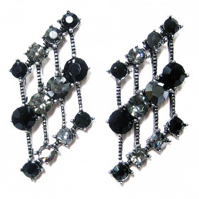 Bold Modern Crystal Earrings