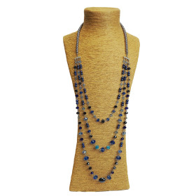 Crystal Rock Long Necklace