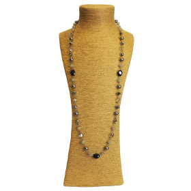 Crystal Rock Long Necklace