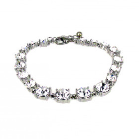 Simple Line Gradual Crystal Bracelet