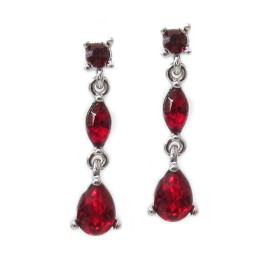 Crystal Slim Earrings 