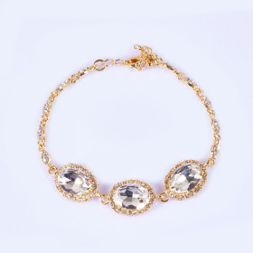 Crystal Oval Bracelet