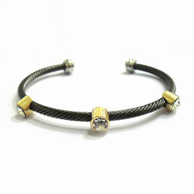 Single cable thress crystal on top