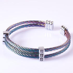 Wire Cable with Stainless Steel Cuff