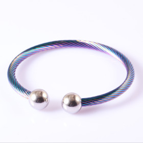 Wire Cable with Stainless Steel Cuff