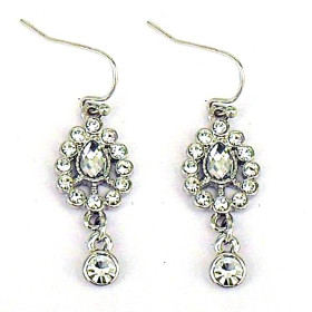 Vintage Dainty Crystal Earrings