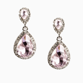 Teardrop Pink Earrings