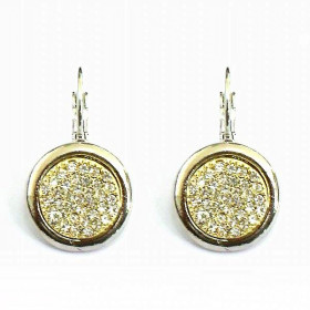 Delicate Designer Inspiration Pave Disc