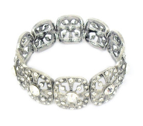 Crystal deco earrings