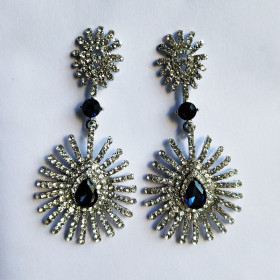 Starry Clear with Montana Earrings